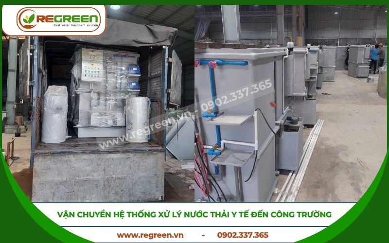 Hệ thống xử lý nước thải y tế công nghệ MBR.