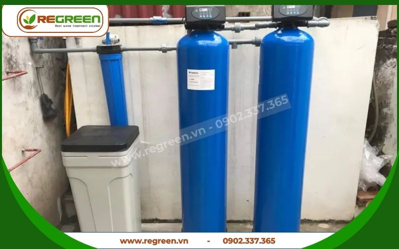 Lắp đặt cột lọc composite ngoài trời