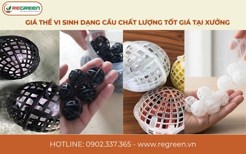 Giá thể vi sinh dạng cầu chất lượng tốt giá tại xưởng