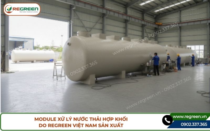 Hệ thống xử lý nước thải giảm nguyên nhân gây biến đổi khí hậu.