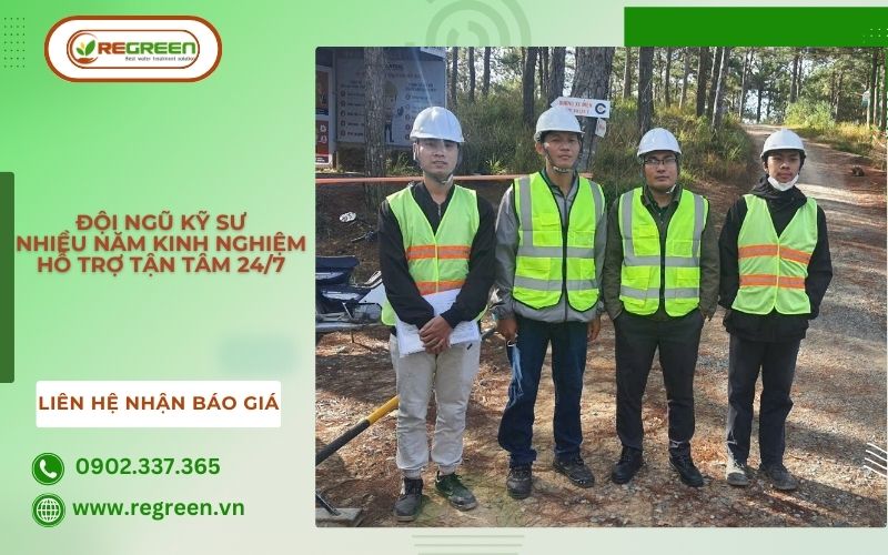 Regreen Việt Nam nhận cải tạo hệ thống xử lý nước thải trọn gói.