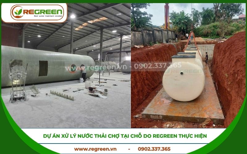 Dự án xử lý nước thải chợ tại chỗ tại TPHCM
