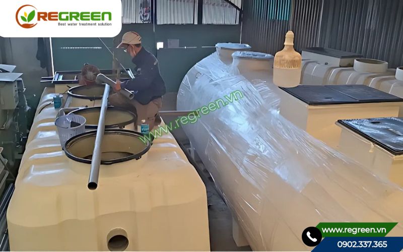 Quy trình xử lý nước thải tại TPHCM của Regreen.