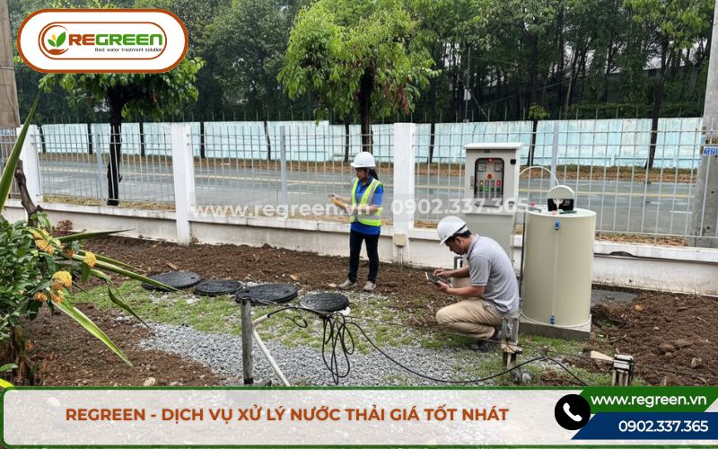 Dịch vụ xử lý nước thải quy mô nhỏ.