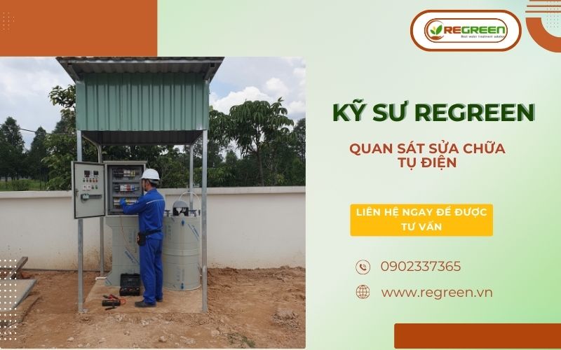 Regreen Việt Nam nhận bảo trì hệ thống xử lý nước thải trọn gói