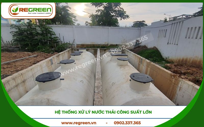 Cho thuê hệ thống xử lý nước thải công suất lớn.