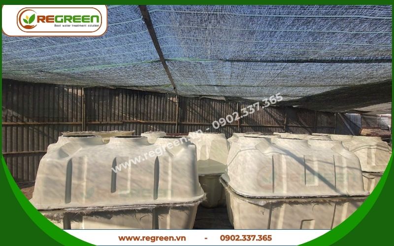 Bồn composite xử lý nước thải sinh hoạt Regreen Việt Nam.
