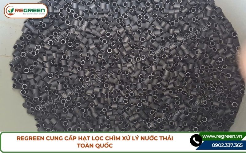 Regreen cung cấp hạt lọc chìm xử lý nước thải toàn quốc