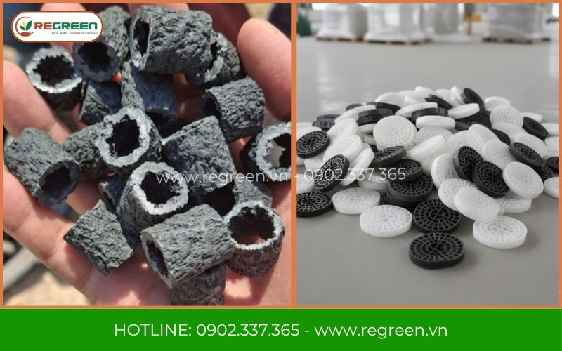 Mẫu hạt giá thể vi sinh MBBR dẻo dai chịu lực tốt.