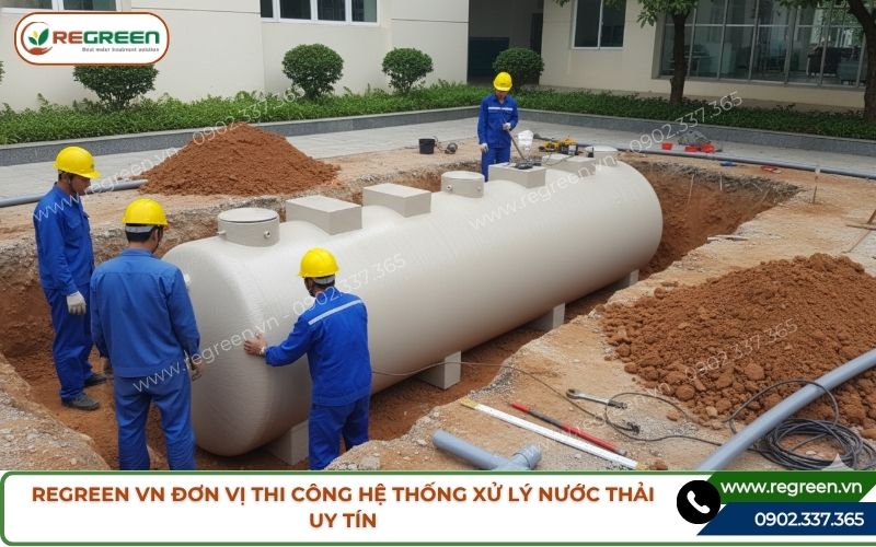 Regreen VN đơn vị thi công hệ thống xử lý nước thải uy tín