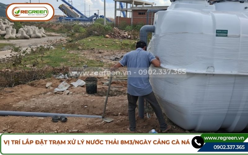 Tổng quan dự án trạm xử lý nước thải 8m3/ngày tại Ninh Thuận
