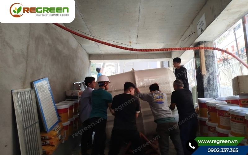 Dự án lắp đặt trạm xử lý nước thải sinh hoạt công suất 10m3