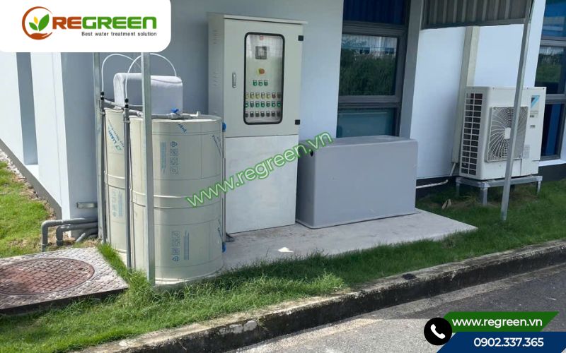 Tủ điện điều khiển xử lý nước thải sinh hoạt 10m3