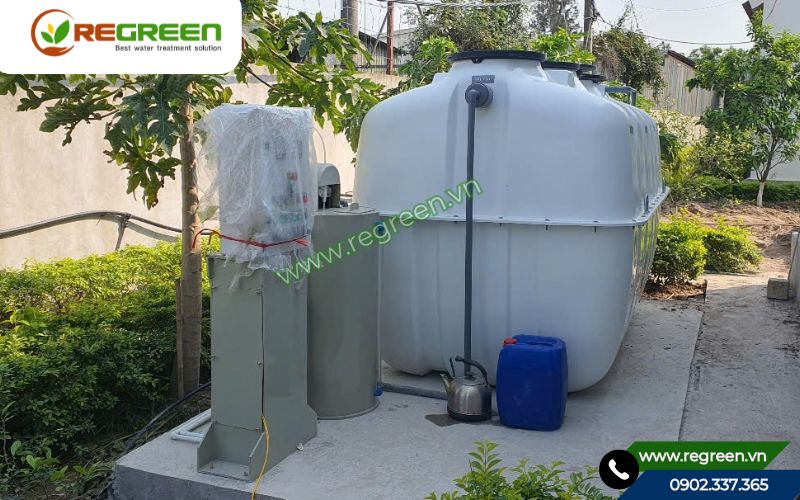 Module composite RG-J005 xử lý nước thải sinh hoạt 5m3.