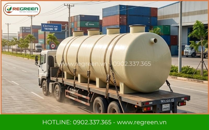 Hệ thống xử lý nước thải 11-15m3 đúc sẵn giá tốt