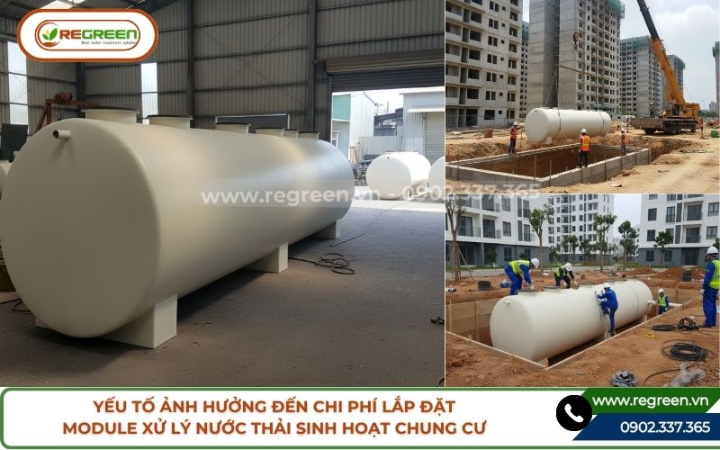 Các yếu tố ảnh hưởng đến dự toán hệ thống xử lý nước thải sinh hoạt chung cư