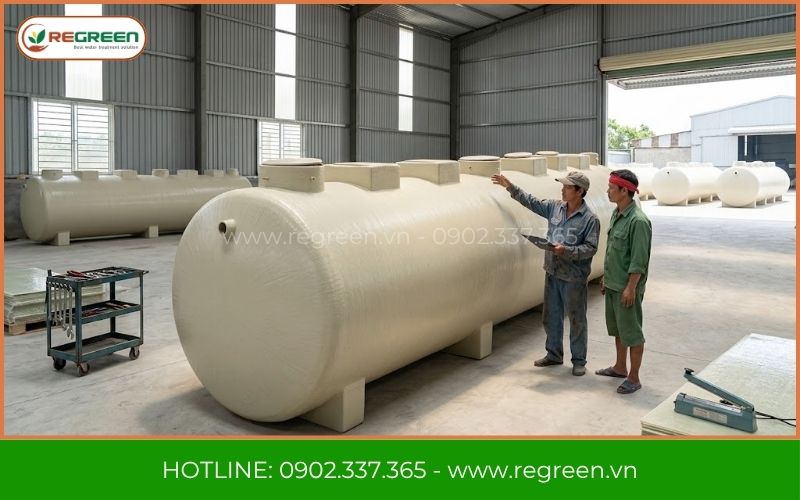 Xưởng sản xuất module hệ thống xử lý nước thải nhà hàng