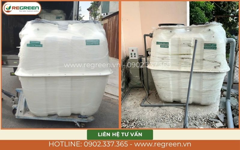 Regreen cam kết mức giá bể phốt nhựa 1000L không phát sinh chi phí ẩn.