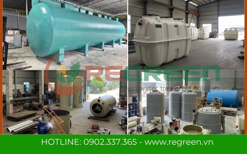 Gia công bồn bể Composite FRP kháng hóa chất ăn mòn cực đại