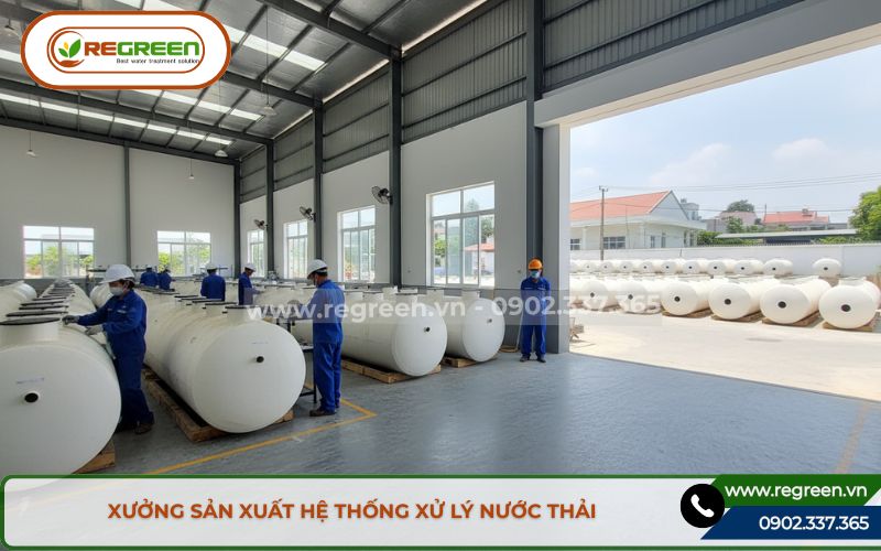Hình ảnh thực tế hệ thống xử lý nước thải chung cư