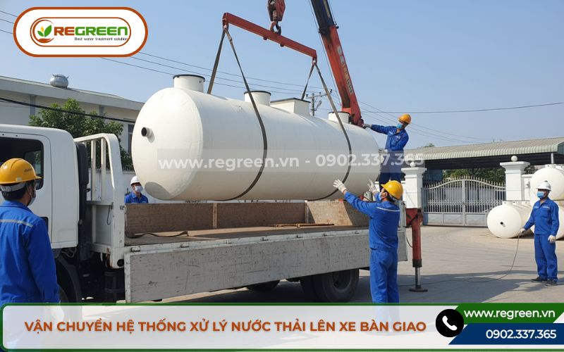 Chi phí vận chuyển hệt hống xử lý nước thải chung cư
