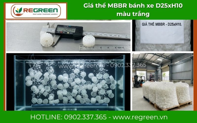 Ứng dụng giá thể MBBR D25xH10 trong xử lý nước thải