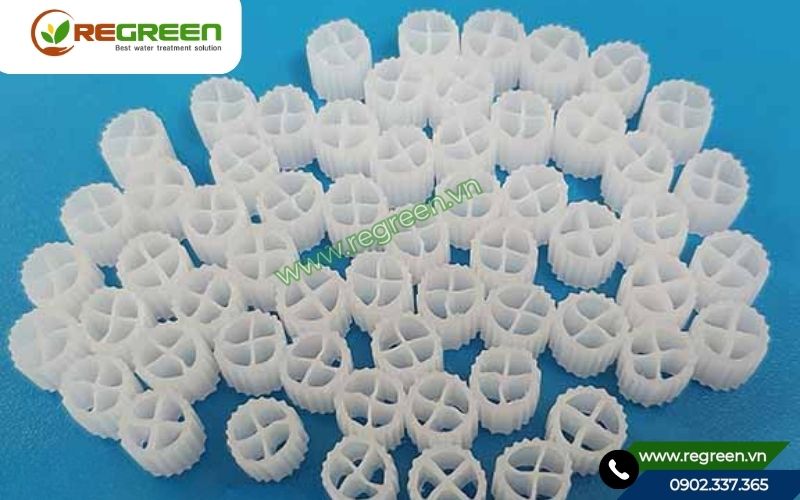 Giá thể vi sinh bánh xe 4 lỗ D10xH10