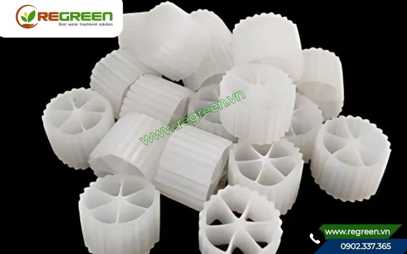 Giá thể vi sinh bánh xe D15xH15 6 lỗ giá tốt