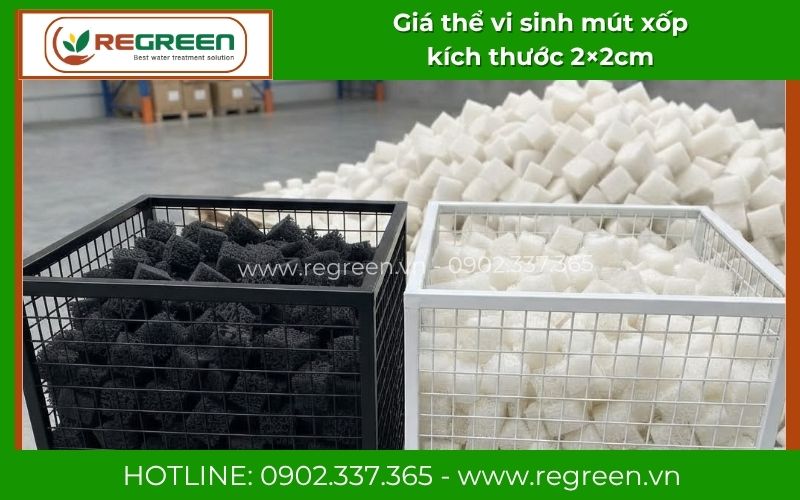 Giá thể vi sinh mút xốp hàng sẵn kho giao trong ngày
