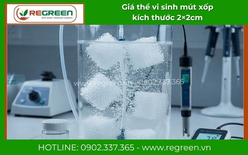 Giá thể vi sinh mút xốp chất lượng tốt không lẫn tạp chất