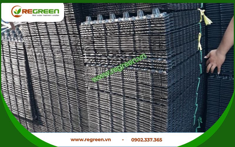 giá thể vi sinh tổ ong số lượng lớn tại kho Regreen