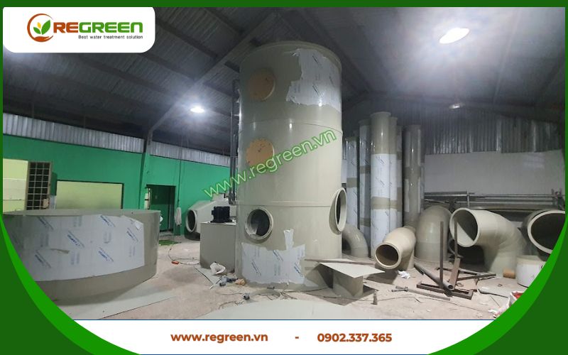 Gia công Hệ thống xử lý khí thải composite chính hãng