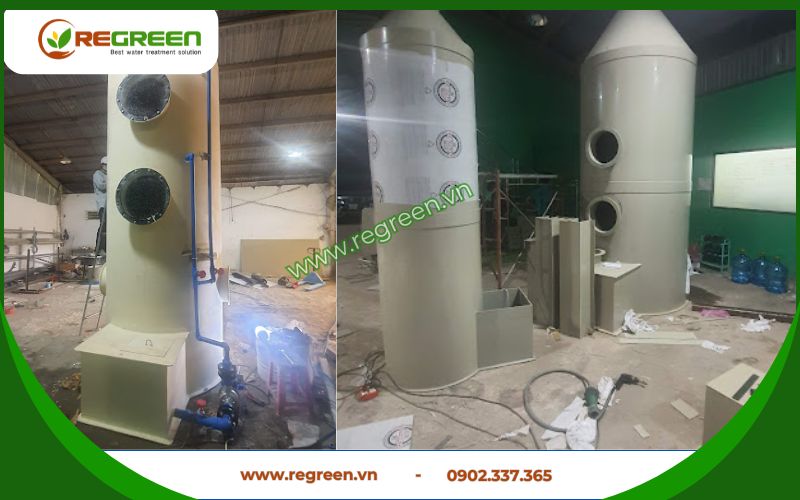 Regreen chuyên cung cấp hệ thống xử lý khí thải bằng nhựa PP giá tốt