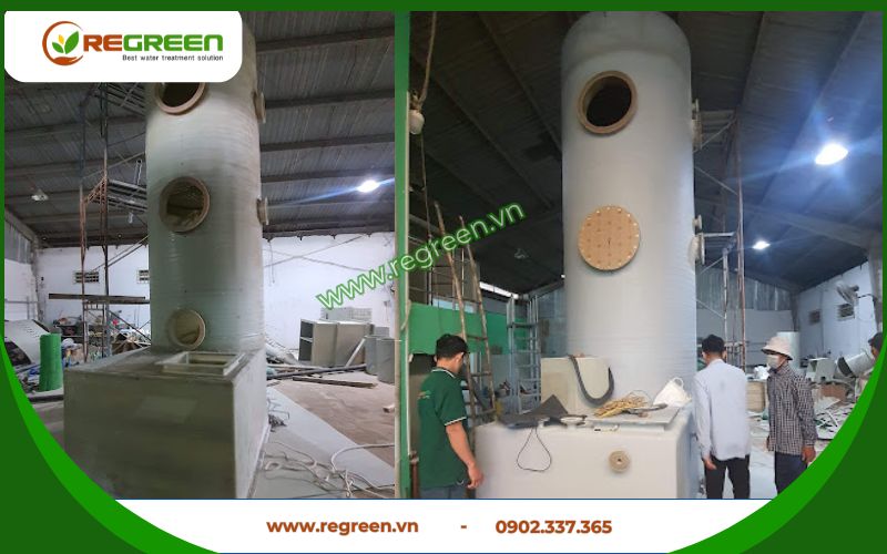 Regreen Việt Nam - Đơn vị thiết kế, thi công hệ thống xử lý khí thải nhựa PP uy tín