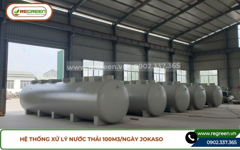 Xưởng sản xuất hệ thống xử lý nước thải 100m3
