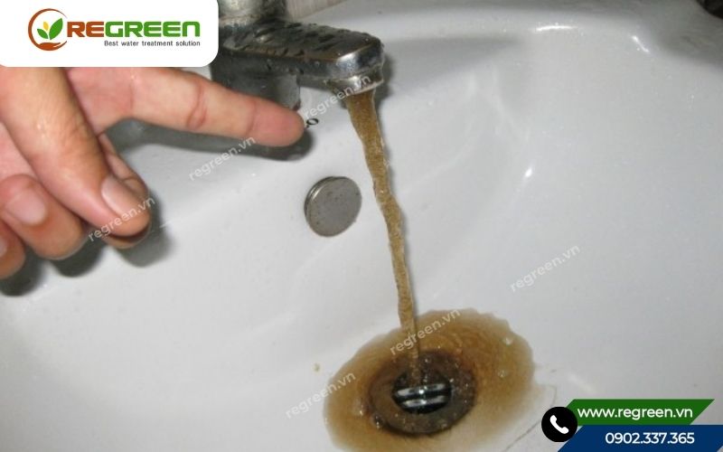 Nguồn nước sinh hoạt bị ô nhiễm