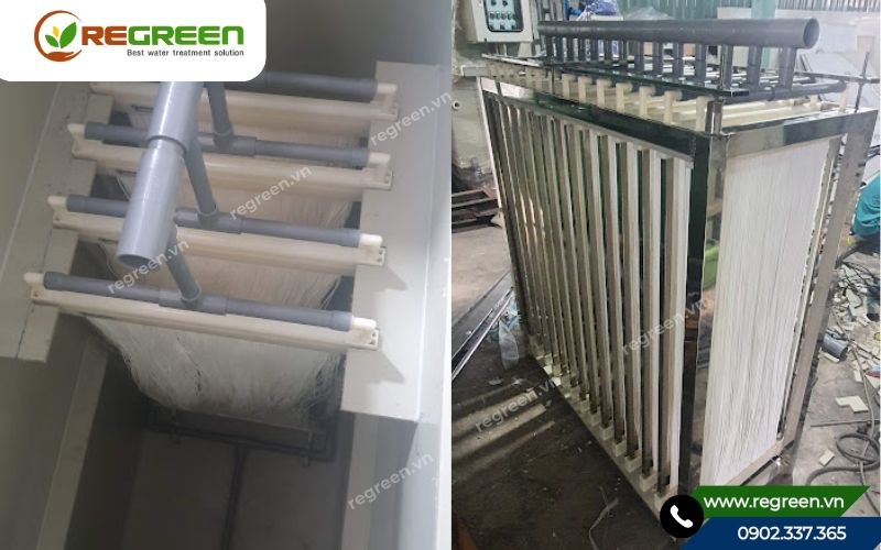 Hệ thống xử lý nước thải 1m3 ứng dụng công nghệ MBR.