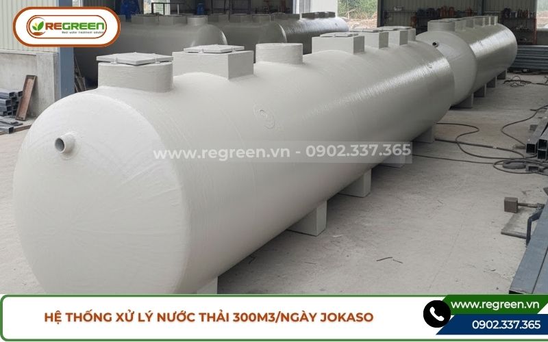 Module hệ thống xử lý nước thải 300m3 Regreen.