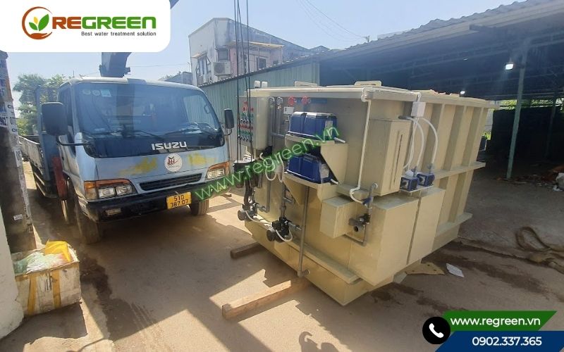 Module MBR của hệ thống xử lý nước thải 3m3.