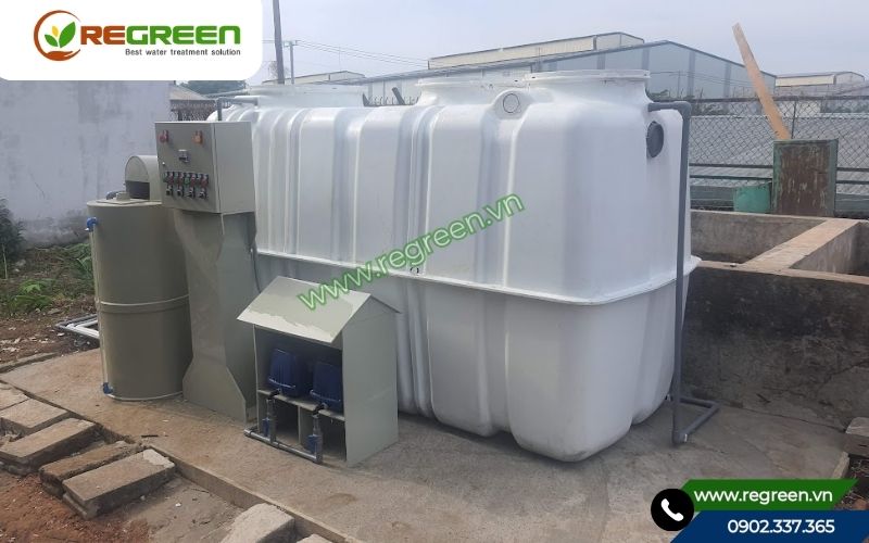 Hệ thống xử lý nước thải 3m3 công nghệ Jokaso Nhật Bản.