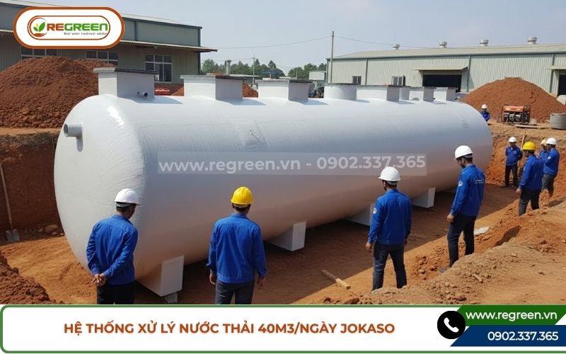 Module hệ thống xử lý nước thải 40m3/ngày Jokaso cho khu công nghiệp