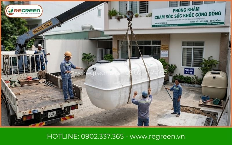 Hệ thống xử lý nước thải 5-7m3 phòng khám đa khoa