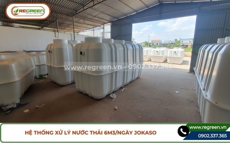 Module hệ thống xử lý nước thải 6m3 chính hãng Regreen