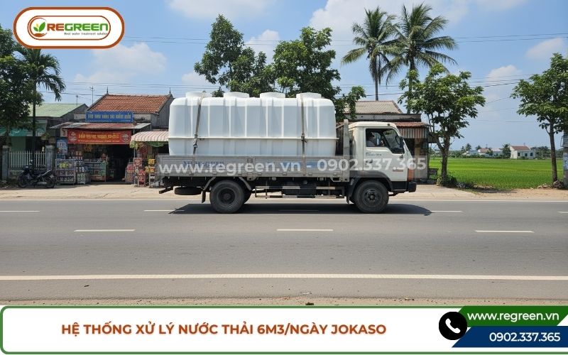 Regreen Việt Nam cung cấp hệ thống xử lý nước thải 6m3