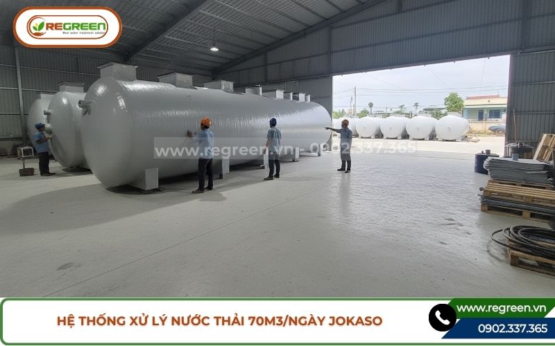 Module hệ thống xử lý nước thải 70m3/ngày chính hãng