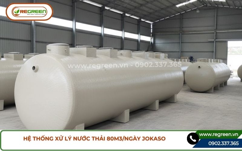 Kho hàng hệ thống xử lý nước thải 80m3 có sẵn.