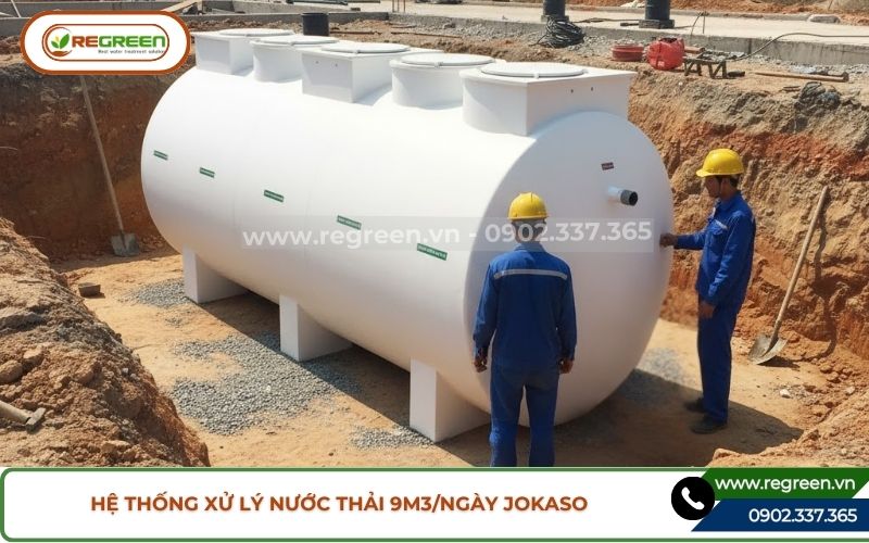 Lắp đặt hệ thống xử lý nước thải 9m3