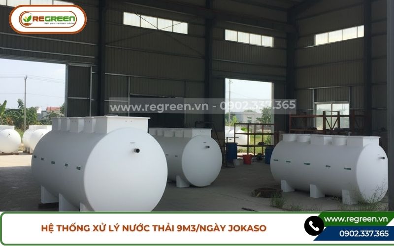 Module hệ thống xử lý nước thải 9m3 Jokaso