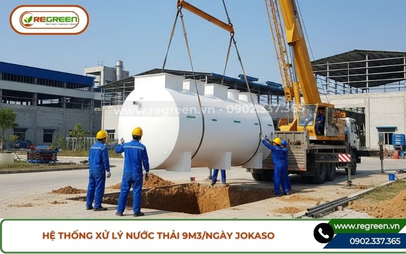 Thi công hệ thống xử lý nước thải 9m3