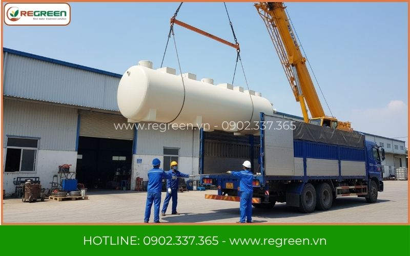 Thiết bị xử lý nước thải nhà hàng composite